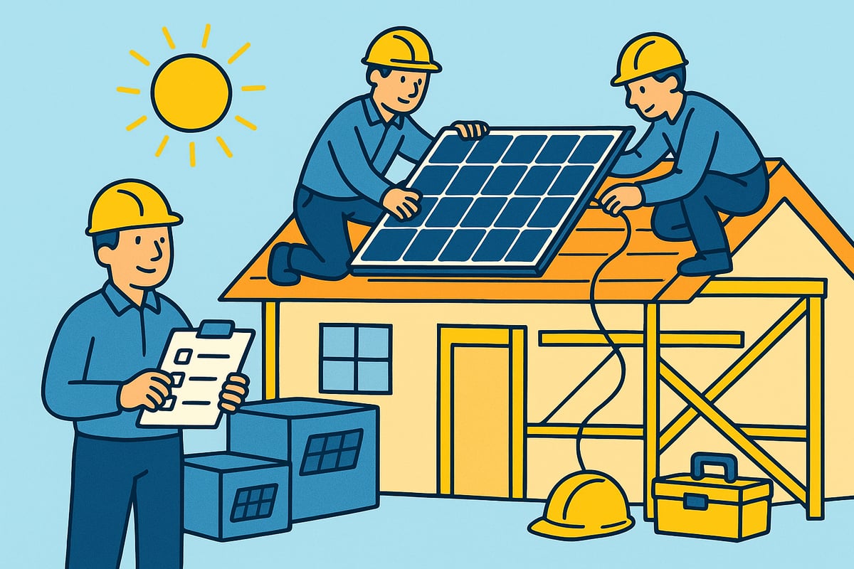 Step-by-Step Solar Panel Installation Process